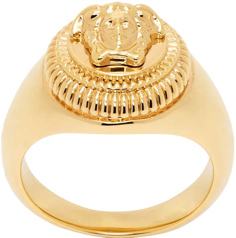 versace white gold rings|versace jewelry real gold.